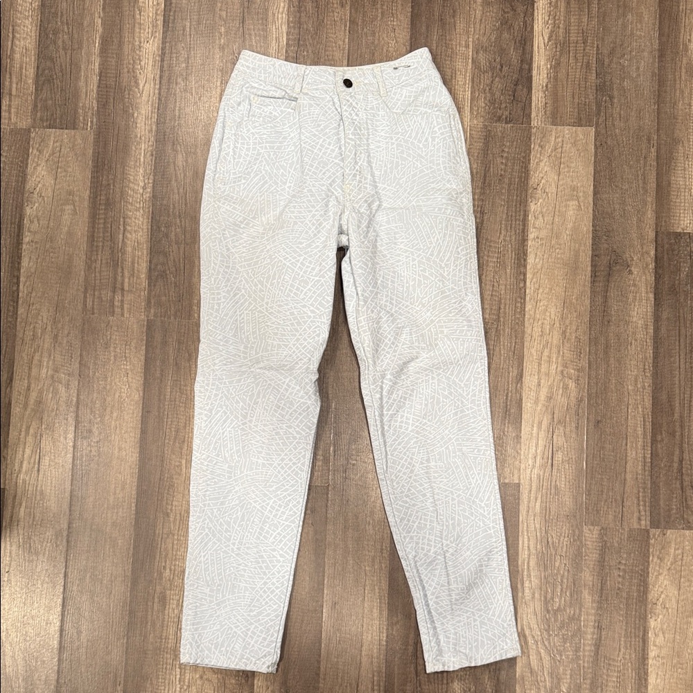 VTG CALVIN KLEIN 100% Cotton Printed Jeans *As Is - Read Description)
